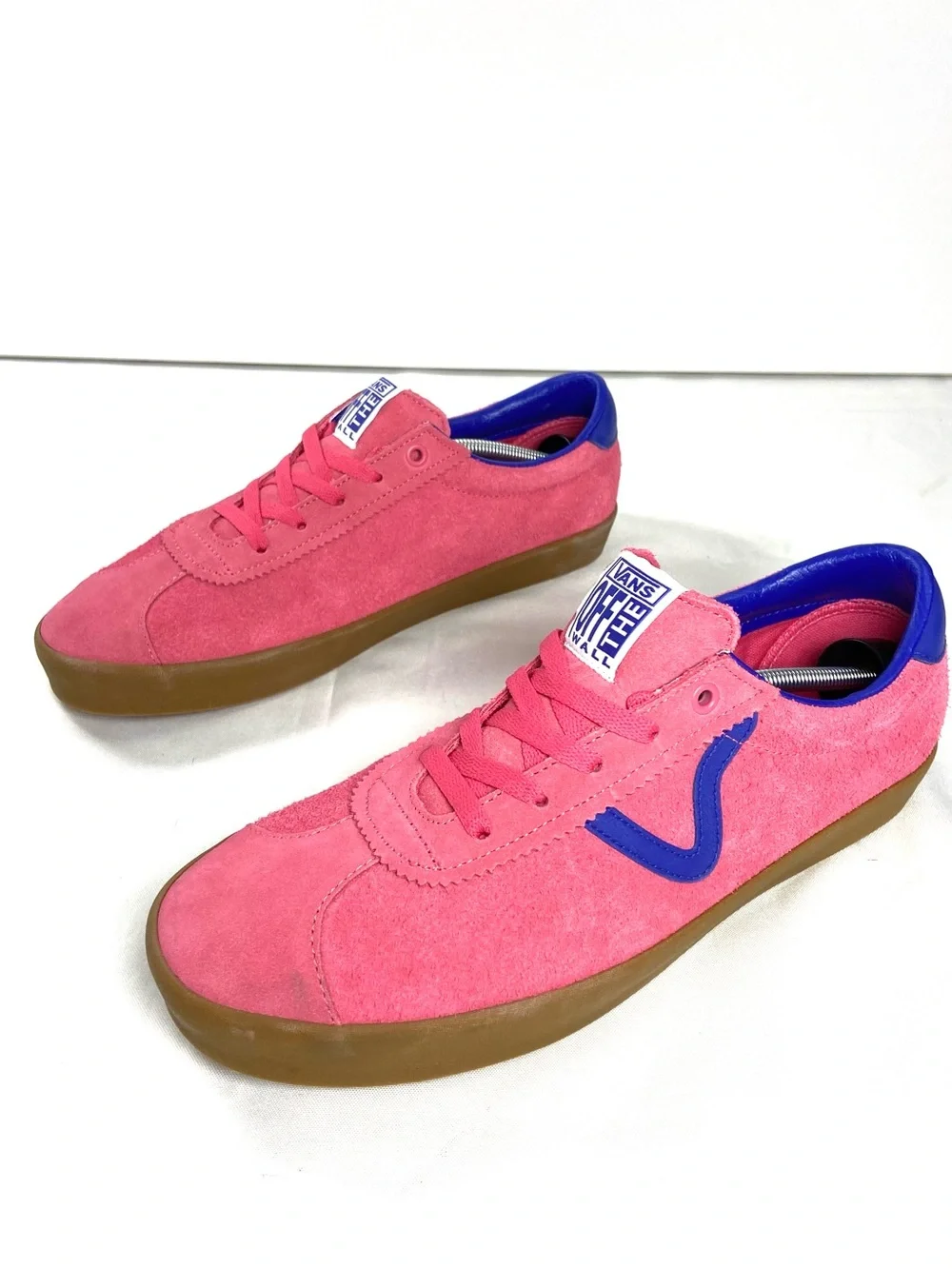 Vans Sport Low Bambino Honeysuckle Pink Gum Suede Men’s 10.5 751505 NWOB